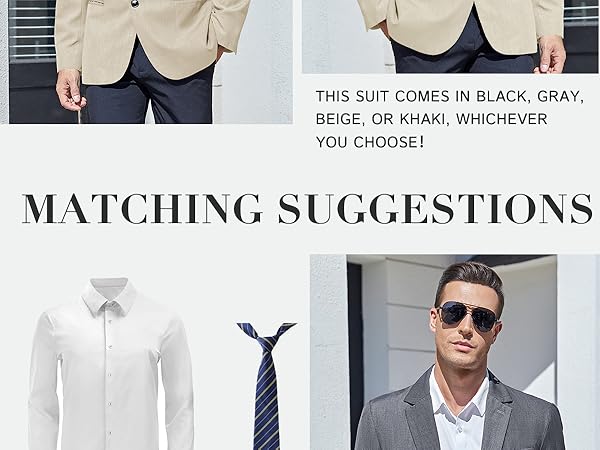 Runcati Mens Casual Blazer Sport Coat