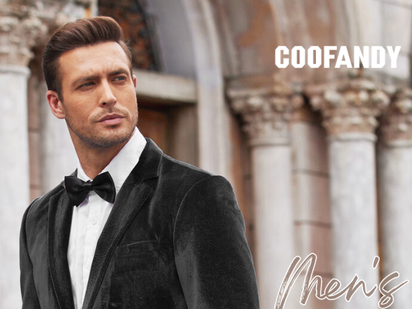 mens velvet blazer