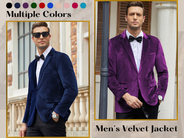 velvet jacket men