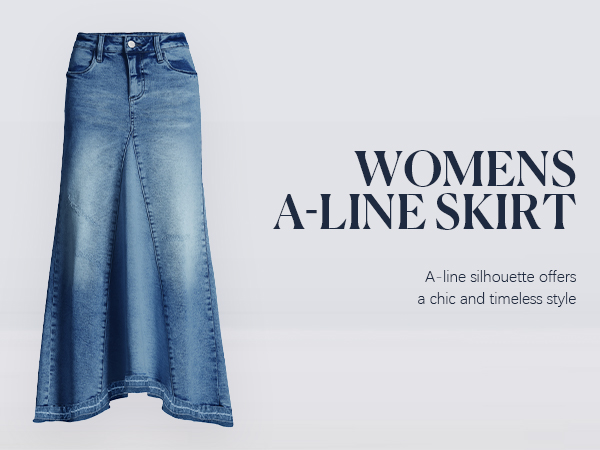High-waisted A-line design for a flattering silhouette