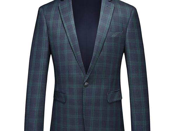 mens plaid suit jacket