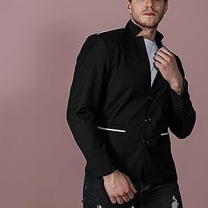mens black blazer