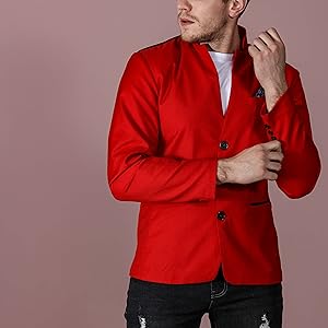 red blazer men