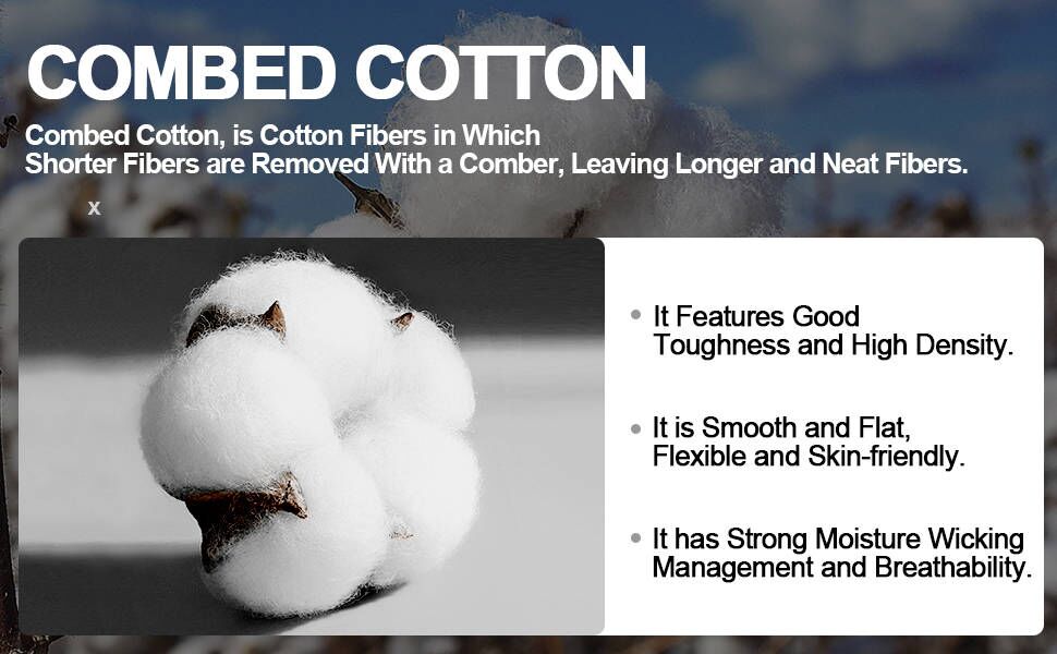 combed cotton socks