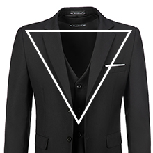 Men&#39;s 3 Pieces Suit, Slim Fit 2 Buttons Tux