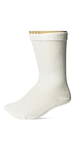 Carolina Ultimate Men''s Non-binding Dress Rib Cotton Crew Socks 4 Pair Pack
