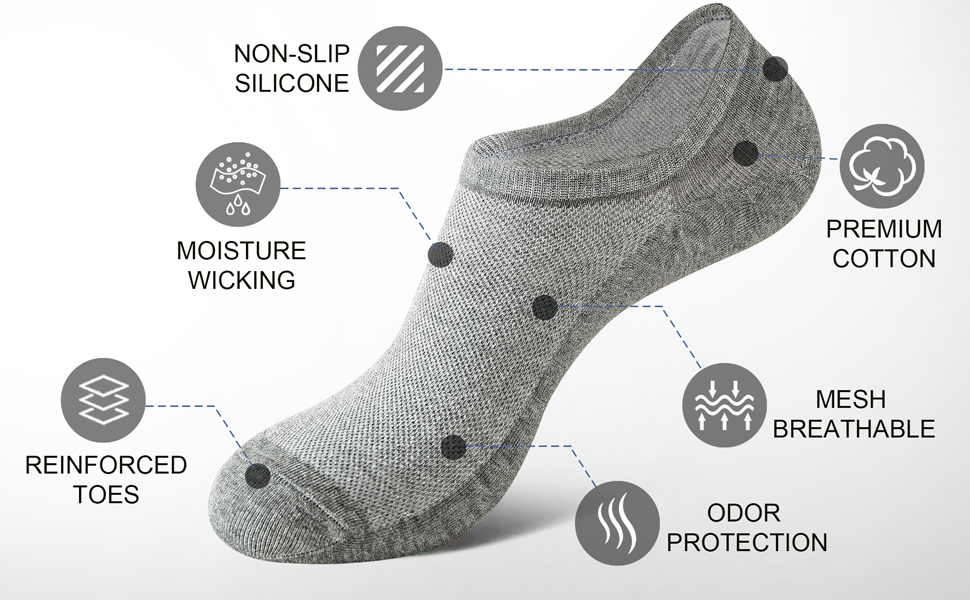mens no show socks