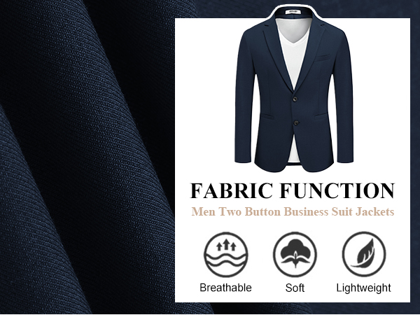 Two Button Business Suit Jackets