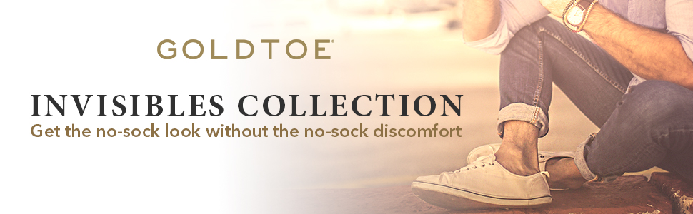 GOLDTOE Invisibles; liner; no-show socks