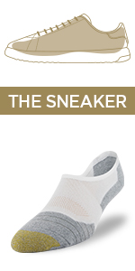 GOLDTOE Sneaker; invisible liner; no-show sock