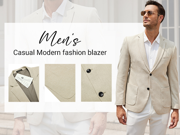 COOFANDY Mens Casual Blazer Sport Coat Lightweight
