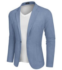 Mens Casual Linen Blazer
