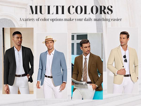 cotton lightweight sports coat for men