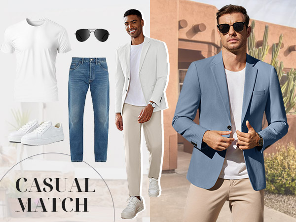 mens casual blazer and sports coat