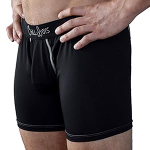 big tall breathable athletic size large brief man bamboo no ride long leg performance underwear