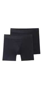 Terramar 4&amp;#34; Boxer Briefs, 2 Pack