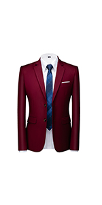 Men''s single Western slim fitting suit single breasted business suit
