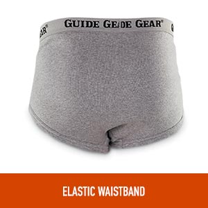 Guide Gear Men''s Briefs, 6 Pack Elastic Waistband
