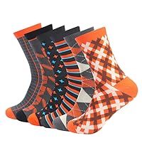 orange socks for men striped socks calf socks crew socks men cotton orange sock