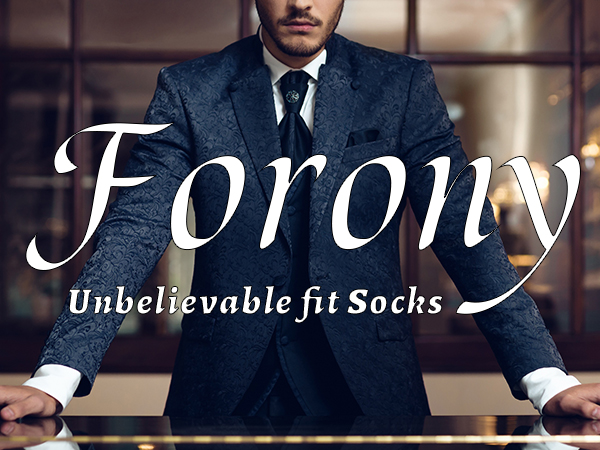 Forony Dress Socks for men colorful design