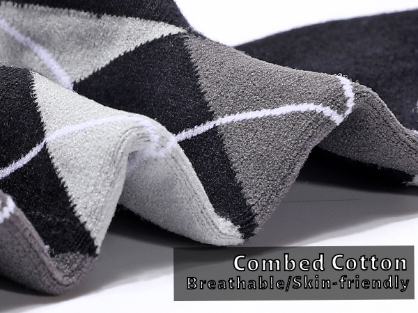 combed cotton dress socks