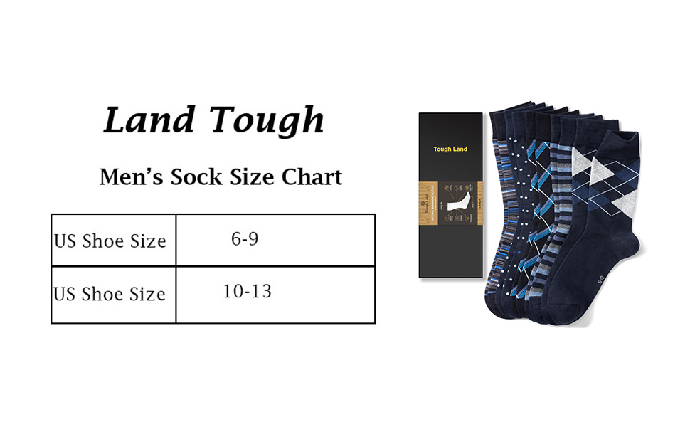 Men''s Dress Socks Size Chart