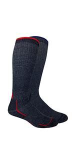 merino wool seamless toe tall boot socks