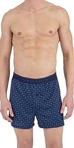 Perry Ellis Men''s Diamond Rim Luxe Boxer Short 
