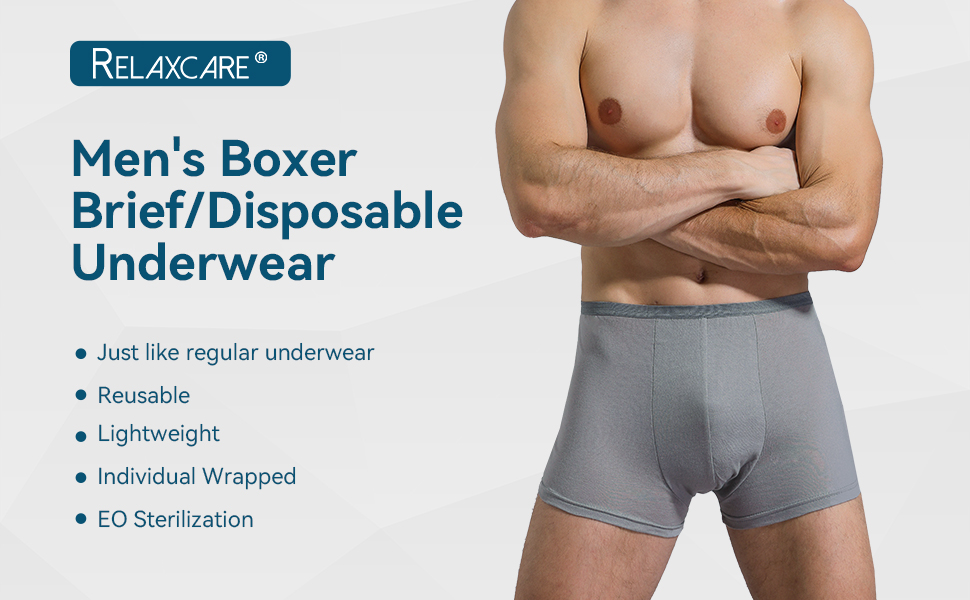 Relaxcare mens disposable underwear