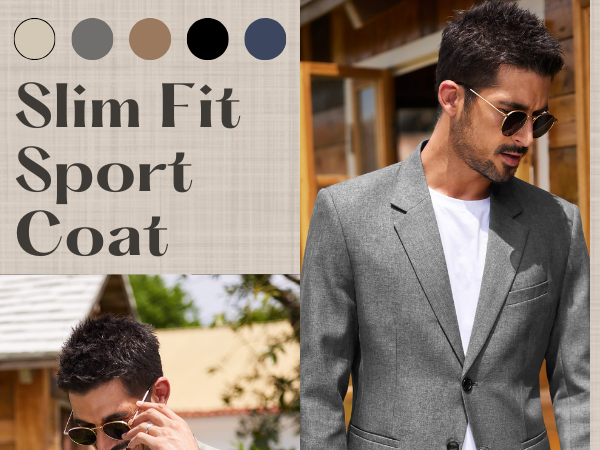 men casual suit jacket
