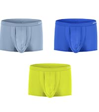 Mens Dual Pouch Underwear Boxer Briefs