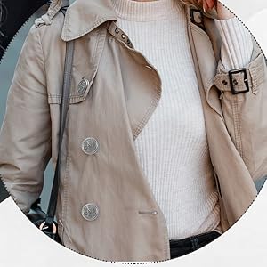 Silver Metal Blazer Button