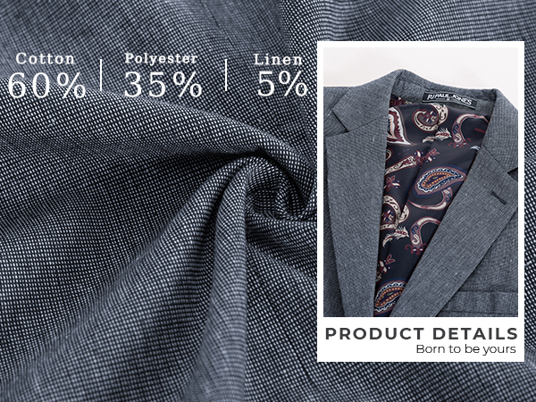 Men''s Lightweight Two Button Sport Coat