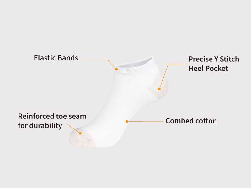 multicolor cotton low cut ankle socks