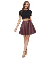 leather skirt