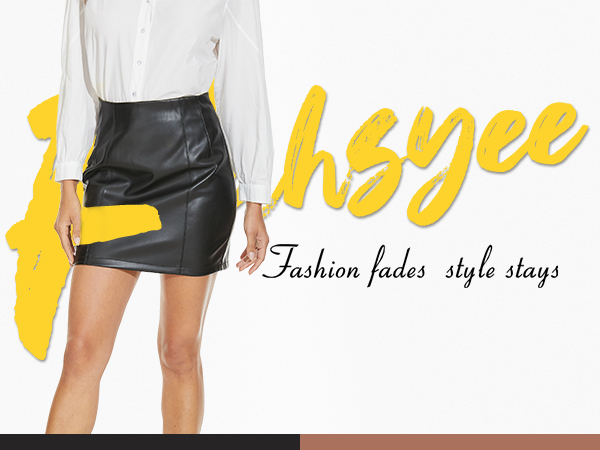 leather skirt
