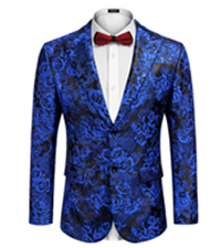 Men''s Floral Tuxedo Jacket