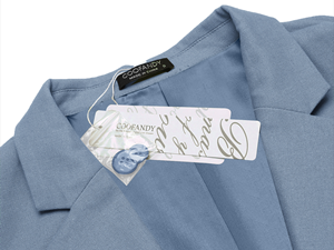 mens linen blazer blue