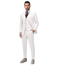 White Linen Suit for Men
