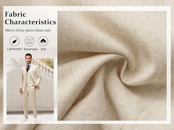 Mens Linen Suit
