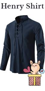Long Sleeve Shirts Henry Shirt