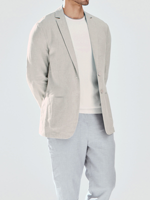 linen blazer