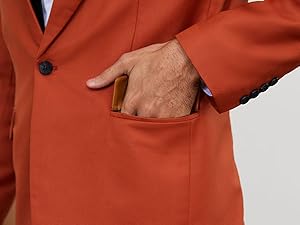 2 piece suit men fashion flap pocket practical pockets