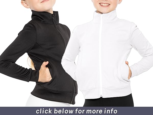Girl&#39;s and Women&#39;s Warm Up Jacket