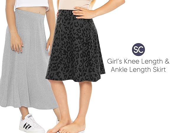 Premium A+ Girls A-Line Knee Length and Ankle Length Skirt title module