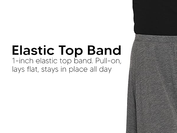 Premium A+ Girls A-Line Knee Length and Ankle Length Skirt elastic top band detail