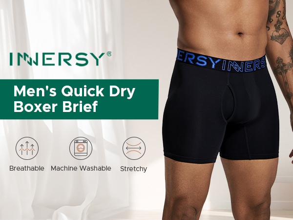 mens quick dry boxer briefs