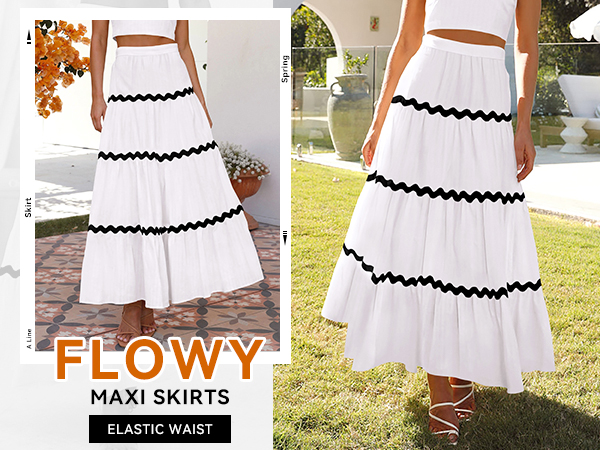 summer long skirt
