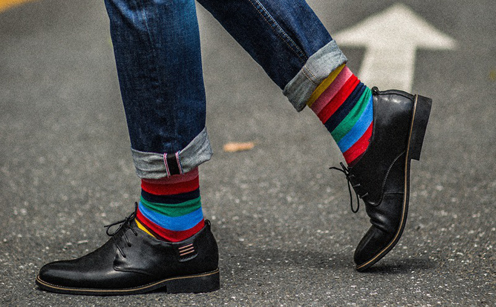 mens dress socks fashion comfort