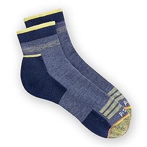 Men''s Ryder Blue Quarter sock